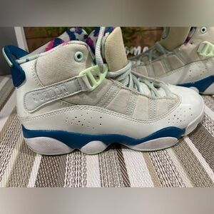 Nike Air Jordan 6 Rings Athletic Sneaker Shoes Youth Size 1.5 Y Style 323431-003